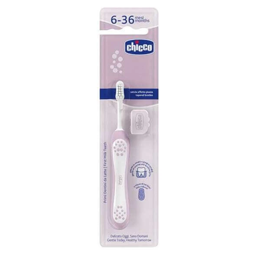 CHICCO Baby Toothbrush For 6 to 36 Months - Pink