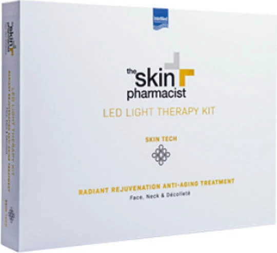 SKIN PHARMACIST Led Light Therapy kit Gesichtsmaske Verjüngung & Anti-Aging Phototherapie Maske für Gesicht, Hals & Dekolleté