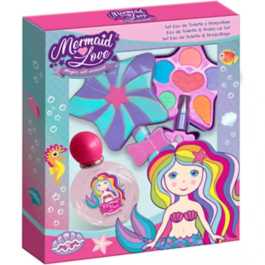 LORENAY Mermaid Love EDT 50ml & Set de Maquillaje