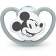 Smoczek silikonowy NUK Disney Space z etui 6-18 miesięcy - szary