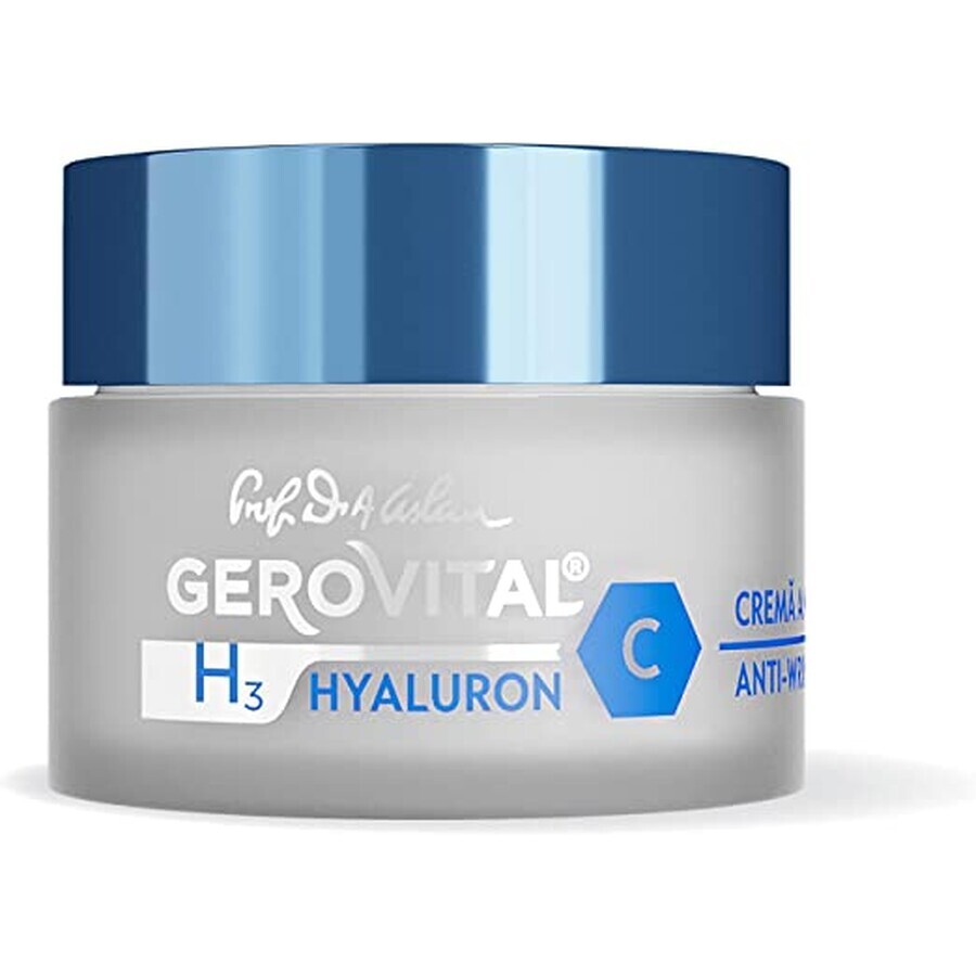 Gerovital H3 Hyaluron C Anti-Falten-Nachtcreme, 50 ml, Farmec