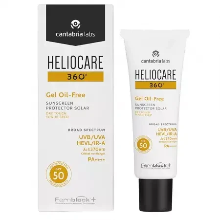 Gel pentru protectie solara cu SPF 50+ Heliocare 360 Color, Nunata Pearl, 50 ml, Cantabria Labs