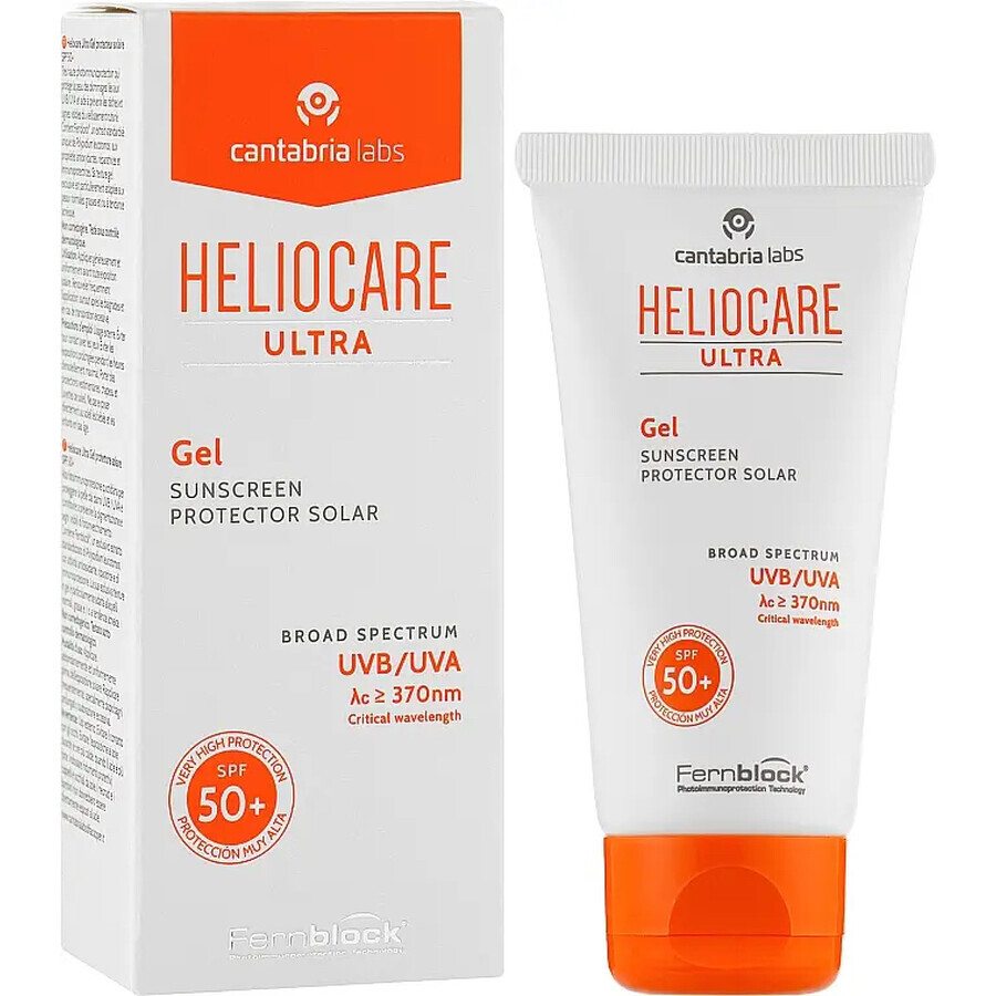 Heliocare Ultra 90 Zonnebrandgel met SPF 50+, 50 ml, Cantabria Labs