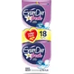 EVERYDAY Fresh Maxi Night Ultra Plus Alas de Noche para Aumentar el Flujo 7 Gotas 18 Piezas