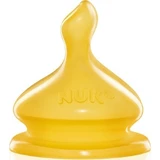 NUK First Choice Latex-Sauger gegen Koliken Größe 2 6m+ Großes Loch x1