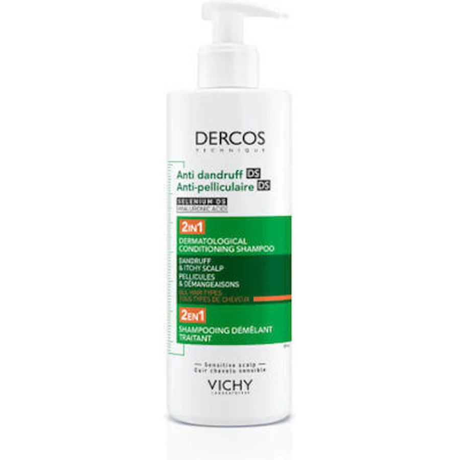 VICHY Dercos Antiforfora DS 2in1 Shampoo e Balsamo contro forfora e prurito 390ml