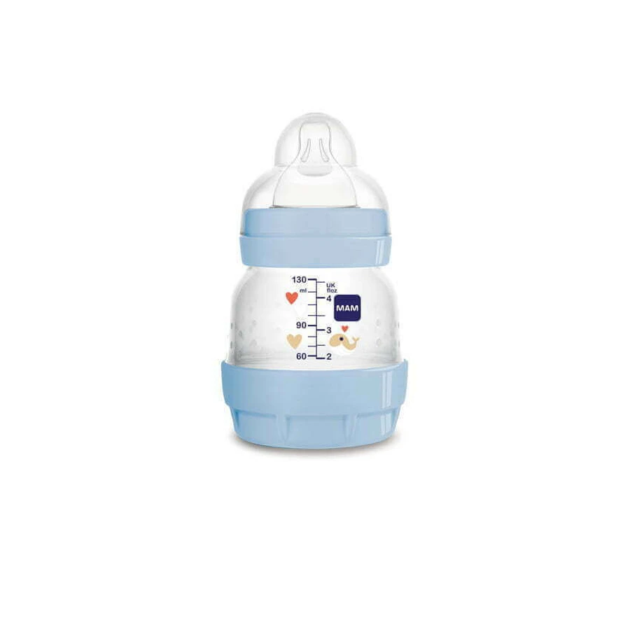 MAM Kunststoffles Easy Start Antikoliek met siliconenspeen vanaf 0 maanden 130ml 353SB