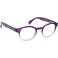 Okulary do czytania EYELEAD - prezbiopia - fioletowo-diafanowe granulowane E241 +2.25
