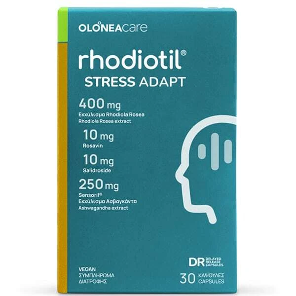 RHODIOTIL zur Behandlung von Angstzuständen 30 Kapseln
