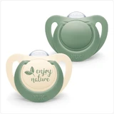 NUK For Nature Silikon-Schnuller 0-6m 2 Stück 10.730.762 - Grün