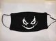 ROYALTY Black Fabric Mask with Activated Carbon Filter "Scary Face"