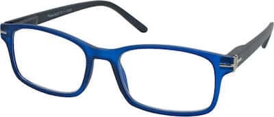 EYELEAD Presbyopie - Lesebrille Rot-Blau-Schwarz E202 +4.00