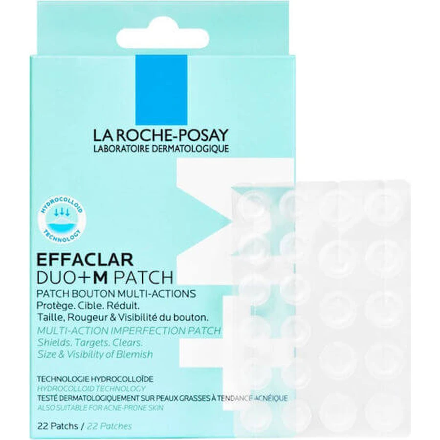 LA ROCHE POSAY Effaclar Duo+M PATCH Multi-Action-Haftpflaster gegen Hautunreinheiten 22 Stück
