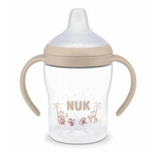 NUK Perfect Match Sticlă de antrenament cu duză Monkey 6+ luni 150ml