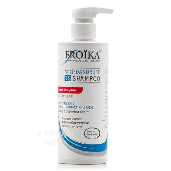FROIKA Anti-Schuppen Ds Shampoo gegen Schuppen für fettiges Haar 400ml