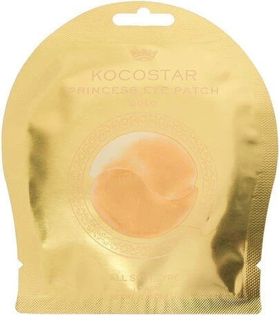 KOCOSTAR Prinzessin Gold Eye Patch feuchtigkeitsspendende Augenpflaster 1 Paar