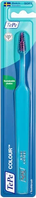 TEPE Colour Select Soft Soft-Zahnbürste für effektive & schonende Reinigung Farbe Blau