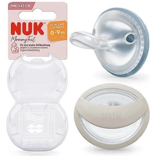 NUK Silicone Soother Mommy Feel For 0-9 Months 2 Pieces