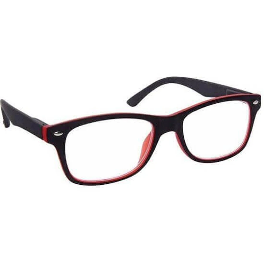 EYELEAD E235 Presbyopie Bril Zwart-Rood Granulair 2,25