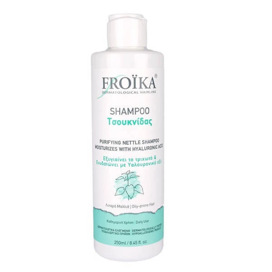 Șampon FROIKA Șampon cu extract de urzică împotriva pielii grase 250ml