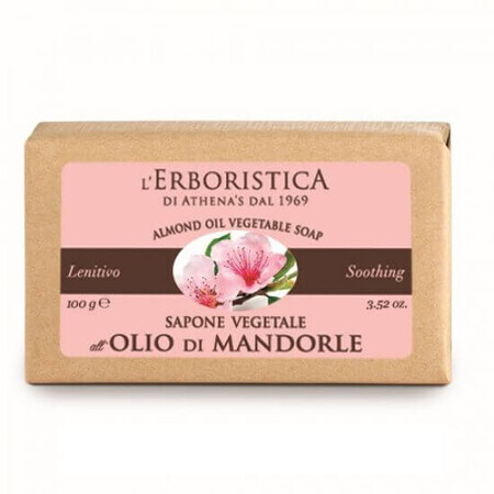 Pflanzliche Seife mit Mandelöl, 100g, L'Erboristica