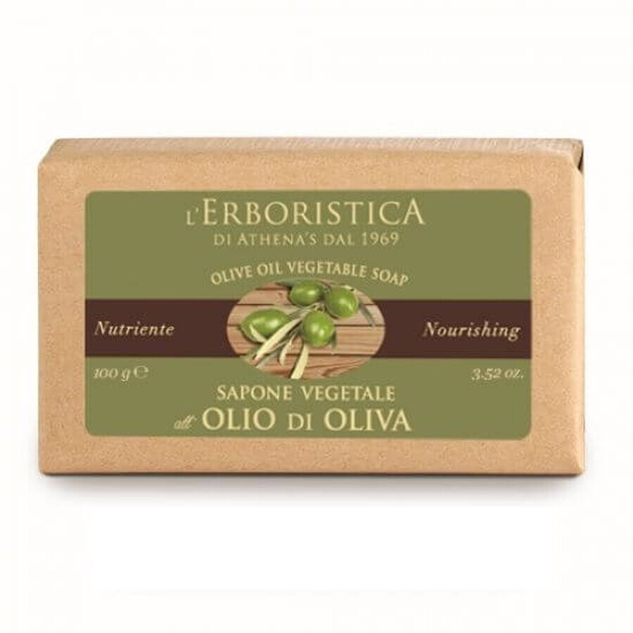 Pflanzliche Seife mit Olivenöl, 100g, L'Erboristica