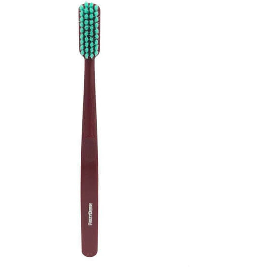 FREZYDERM Cepillo de Dientes Suave Cepillo de Dientes Para Adultos Color Burdeos 1 pieza