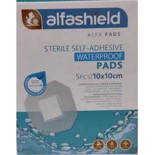 ALFASHIELD impermeabile sterile patch-uri autocolante 10x10cm 5 bucăți