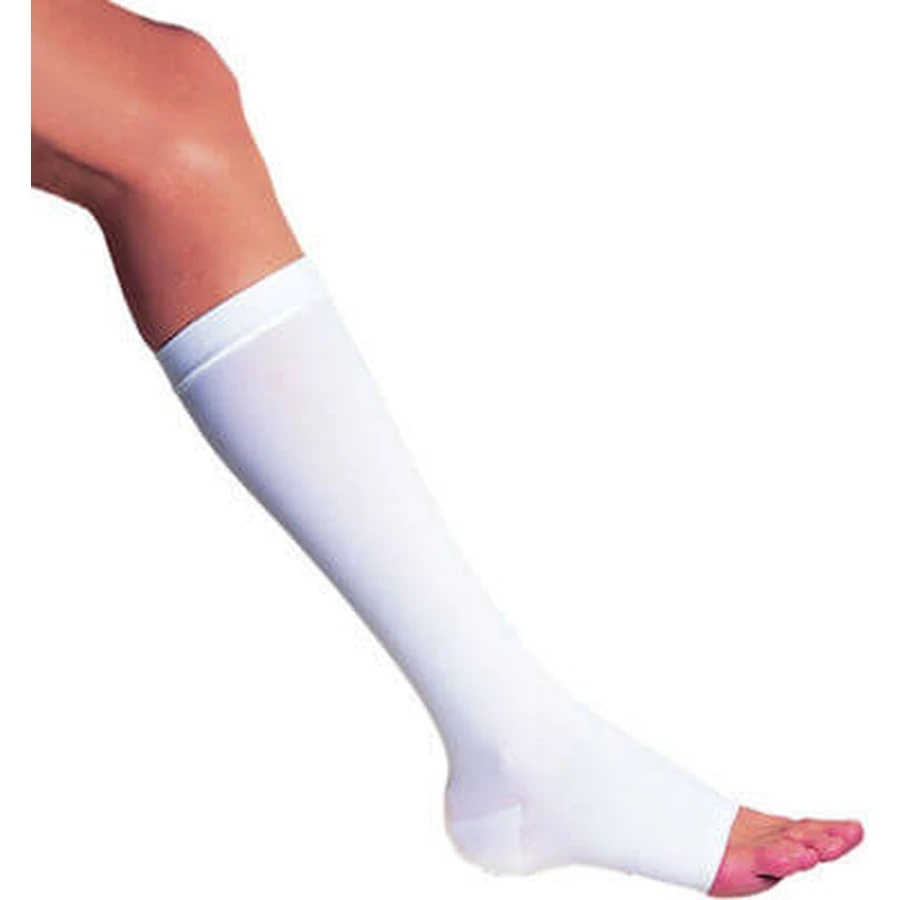 GOLDEN NET Calza per ginocchio inferiore Postoperatoria con dita aperte Classe I 314 Bianco