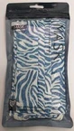 ROYALTY Maschere chirurgiche 3 fogli Protezione personale Zebra bianca e blu x10