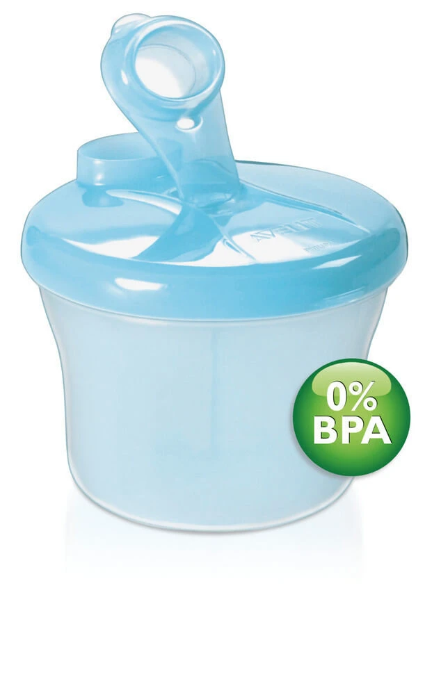 AVENT Milchpulverspender für Flaschen mit 3 Stufen in blauer Farbe