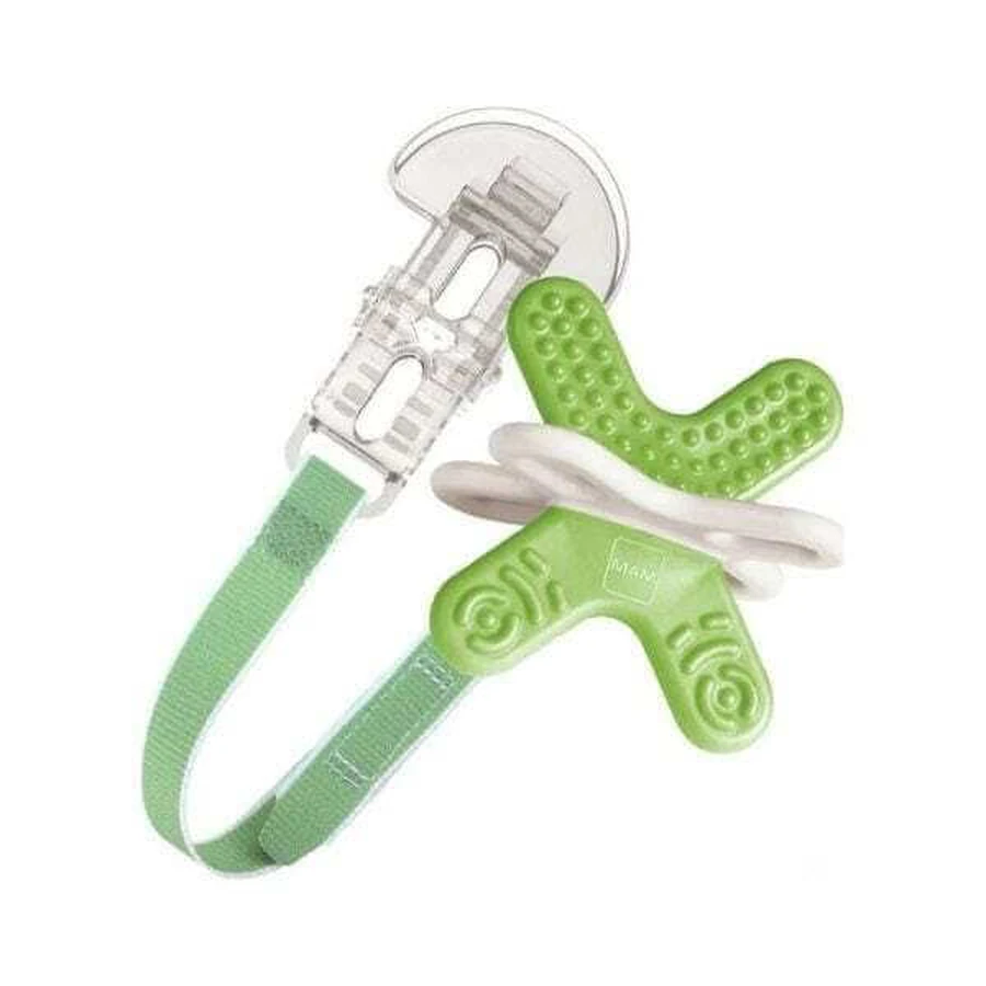 Pastă de dinți de mestecat MAM Bite & Relax Stage 2 & Clip pentru 4+ luni 566U