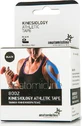 TAPE Anatomic Line Kinesiology Athletic Tape Kinesiologie-Band in schwarzer Farbe, 5cm x 5m