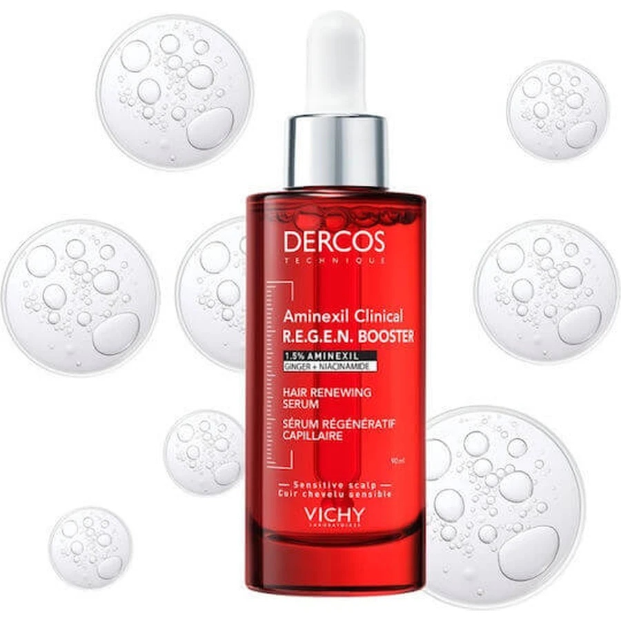 VICHY Dercos Aminexil Clinical R.E.G.E.N. Booster Hair Strengthening Serum Against Hair Loss 90ml