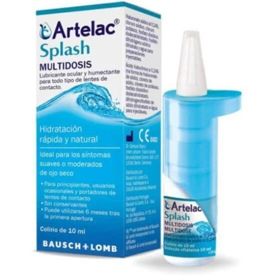 ARTELAC Splash Multidosis Instant Relief für trockene Augen 10ml