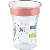 NUK Family Love Magic Cup mit Lippe und Deckel 8m+, 230ml - Orange