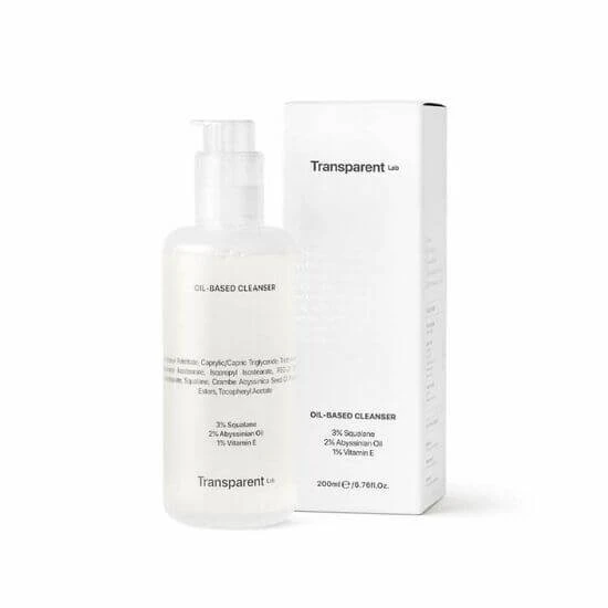 Ölbasierter Make-up-Entferner mit Squalan, 200 ml, Transparent Lab