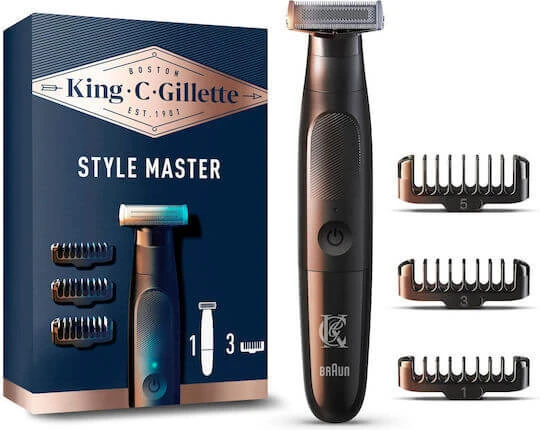 GILLETTE King C Style Master Master Gesichts-Rasiermaschine Wiederaufladbar