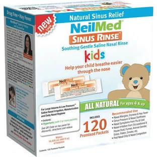 NEILMED Sinus Rinse Kids Vervangende Neusontzwellende Zakjes Voor Kinderen 120 Stuks
