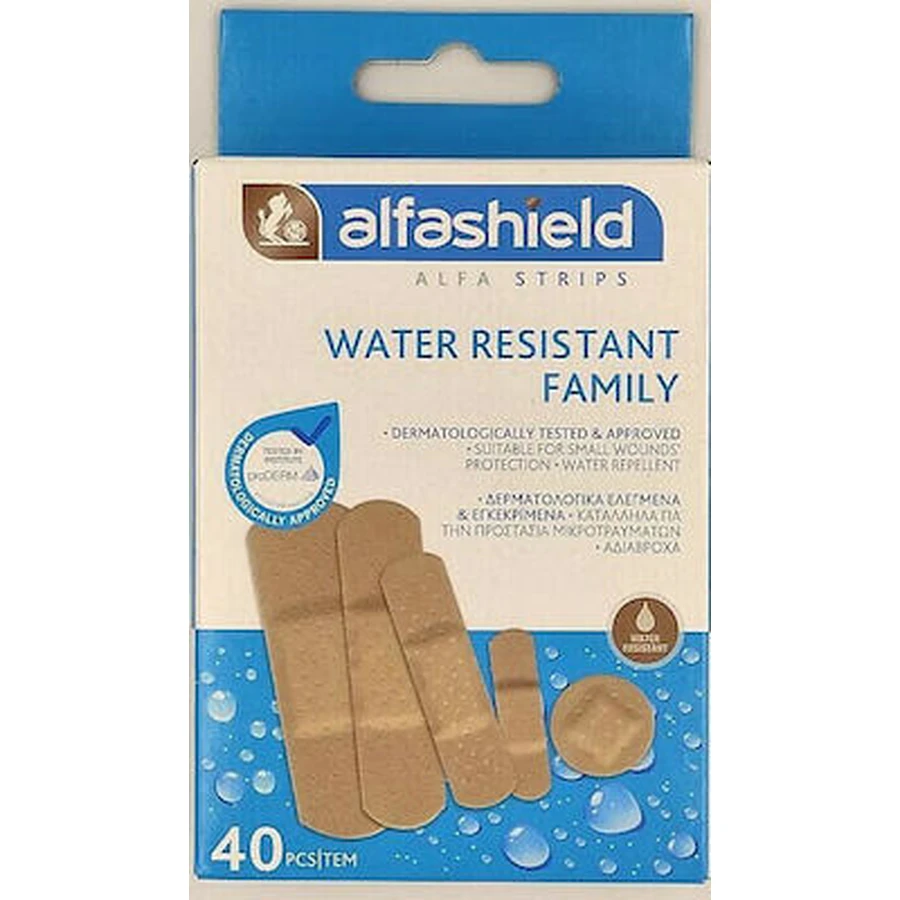 ALFASHIELD Strips Stickere de familie rezistente la apă 40 bucăți