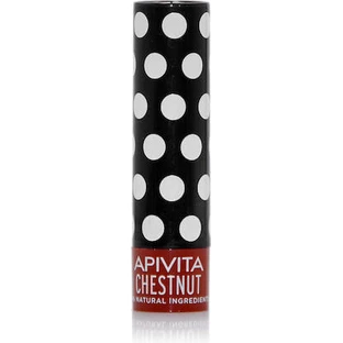 APIVITA Chestnut Îngrijirea buzelor cu castan, nuanță de ciocolată deschisă 4.4gr