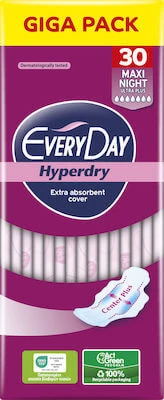 EVERYDAY Giga Pack Hyperdry Maxi Night Ultra Plus 30 Stück