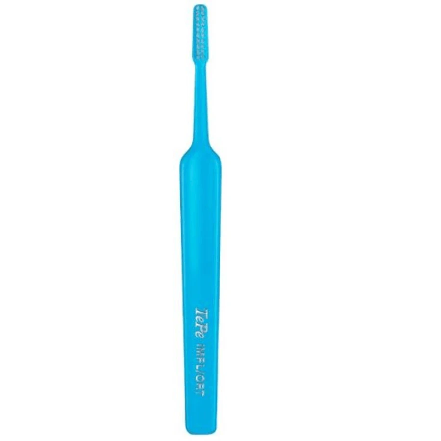 TEPE Implant Orthodontic Toothbrush For Implants & Orthodontic Machines In Various Colors - Blue