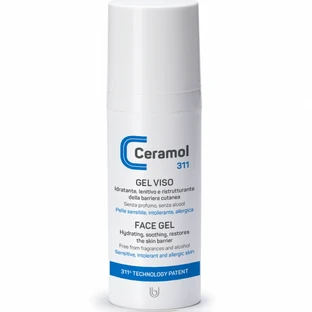 Gel de fata hidratant, 50 ml, Ceramol
