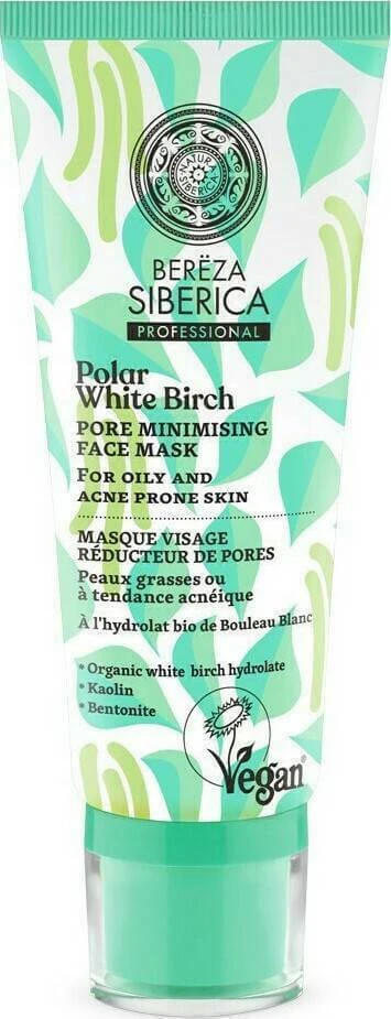 NATURA SIBERICA Polar White Birch Reinigendes & schützendes Duschgel für fettige & aknebelastete Haut 200ml