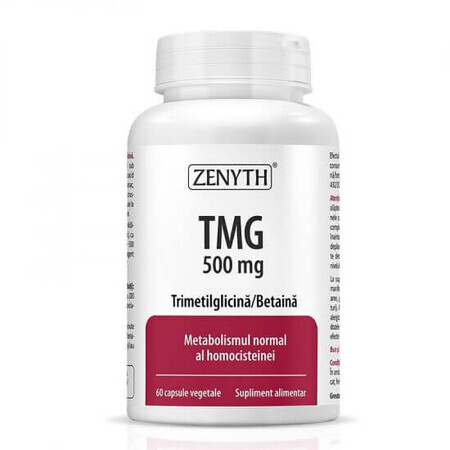 TMG, 500 mg, 60 Kapseln, Zenyth