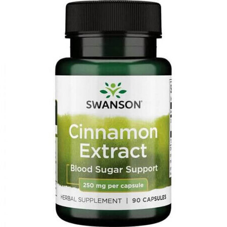Zimt-Extrakt, 250 mg, 90 Kapseln, Swanson Health USA