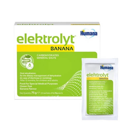 Elektrolyt mit Bananen Elektrolyt mit Bananen, 75 g, Humana