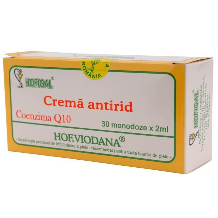 Crema antirid Hof Viodana, 30 monodoze, Hofigal