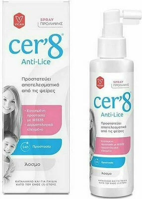 CER'8 Anti-Läuse-Spray zur Vorbeugung von Läusen und Soor, geruchlos 150ml